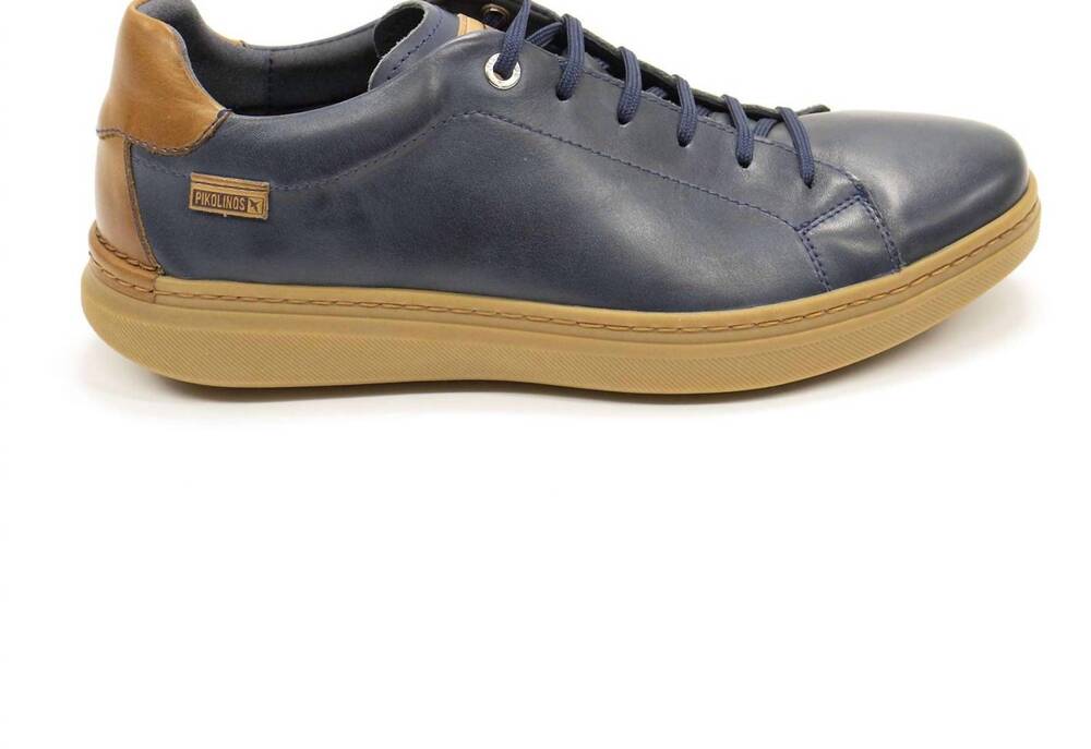 NEW PIKOLINOS men's begur m7p leather shoes in blue